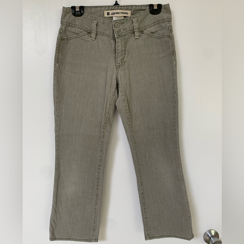 GAP Women's Low Rise Cropped Jeans Stretch